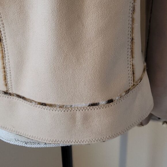 Faux Fur Suede Reversalable Fall Winter jacket - Picture 9 of 12